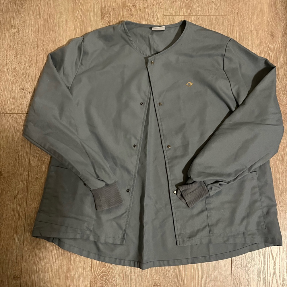 LUUNA (Luna) Scrubs Jacket ocean grey/light blue size M/L